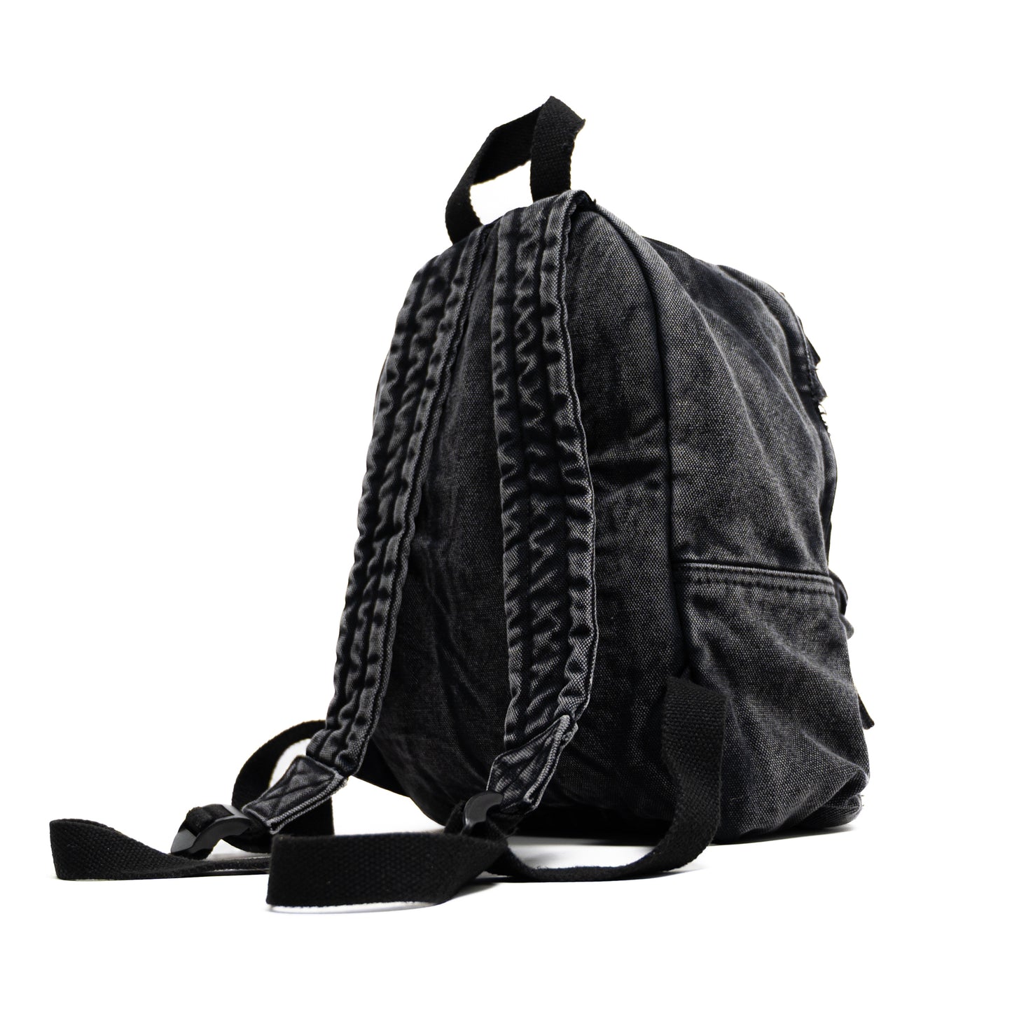 Rivets Backpack - Black Stone Washed