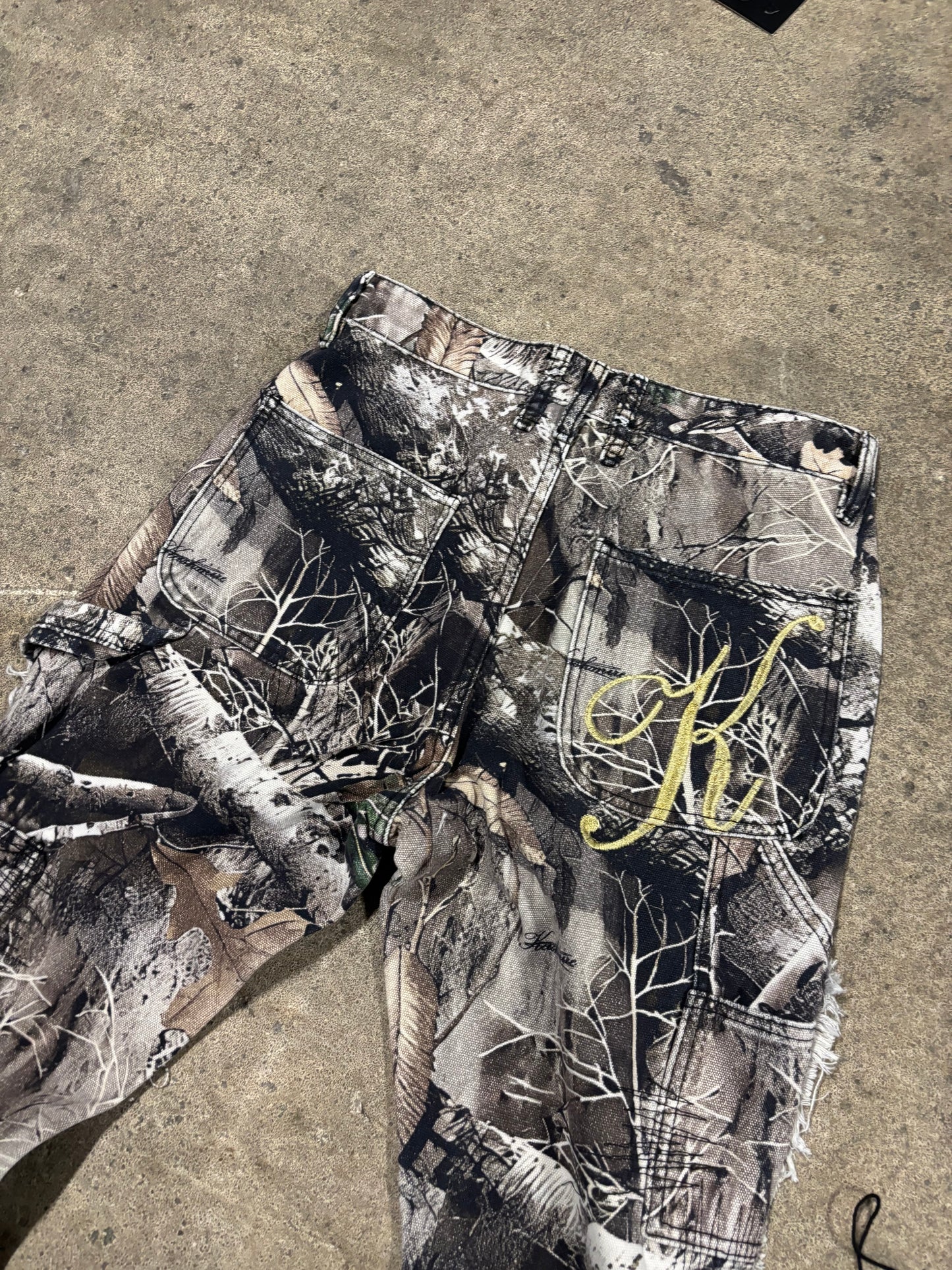 Kashmire - Rust Camo Flare Pant