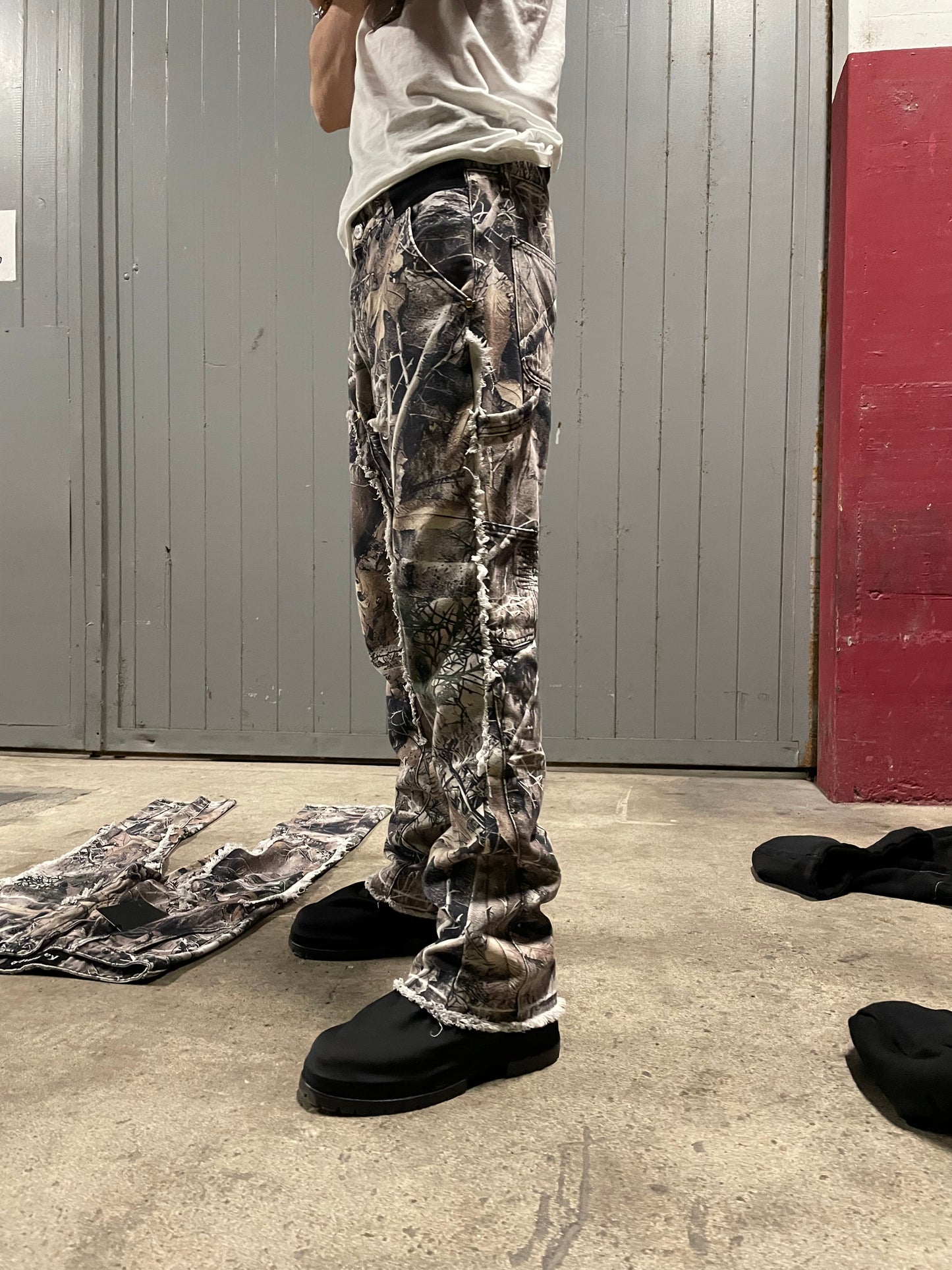 Kashmire - Rust Camo Flare Pant